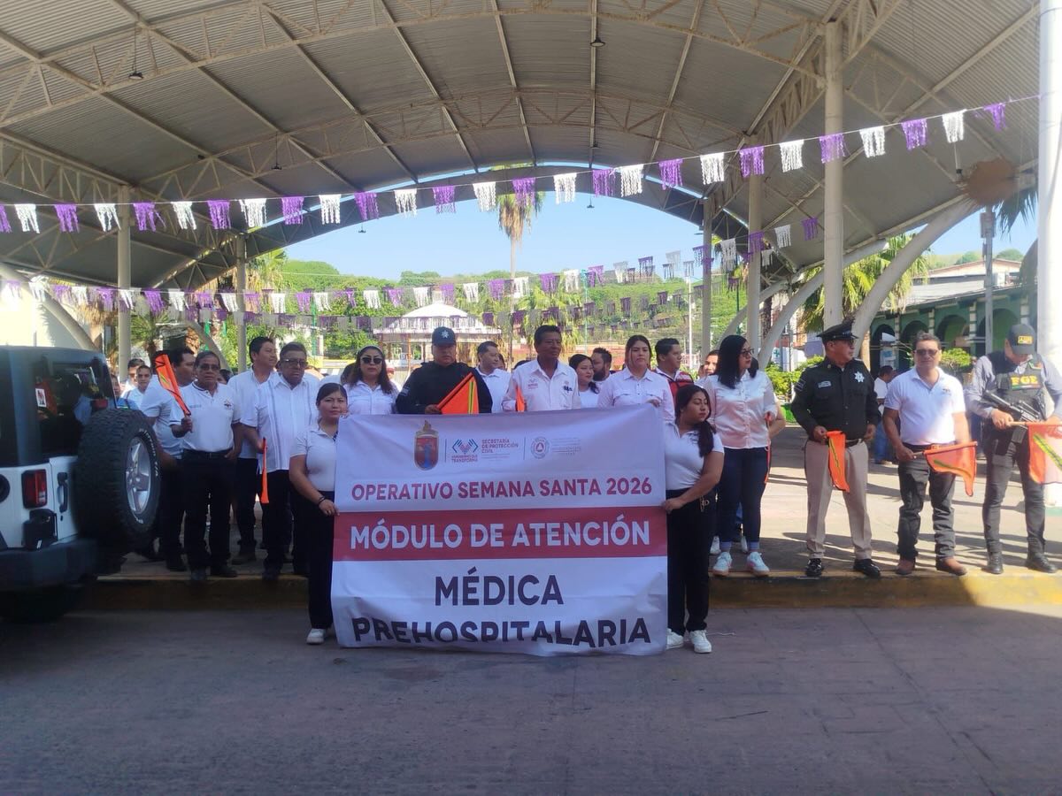 Inicia la Guardia Estatal Fronteriza con las acciones del Operativo “Semana Santa Segura 2026” en Huehuetán