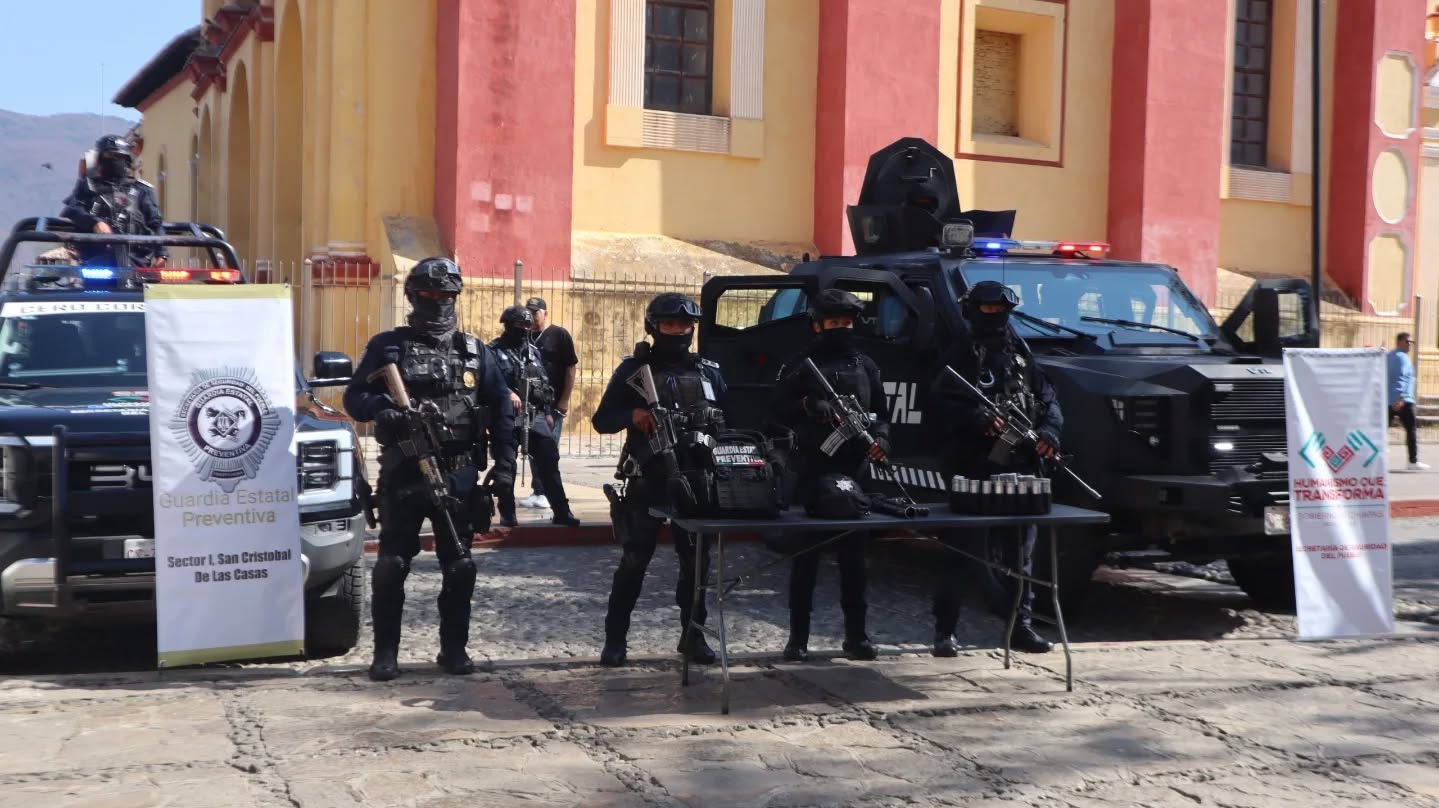 Participa SSP en 1ª Feria de Prevención del Delito en San Cristóbal de Las Casas