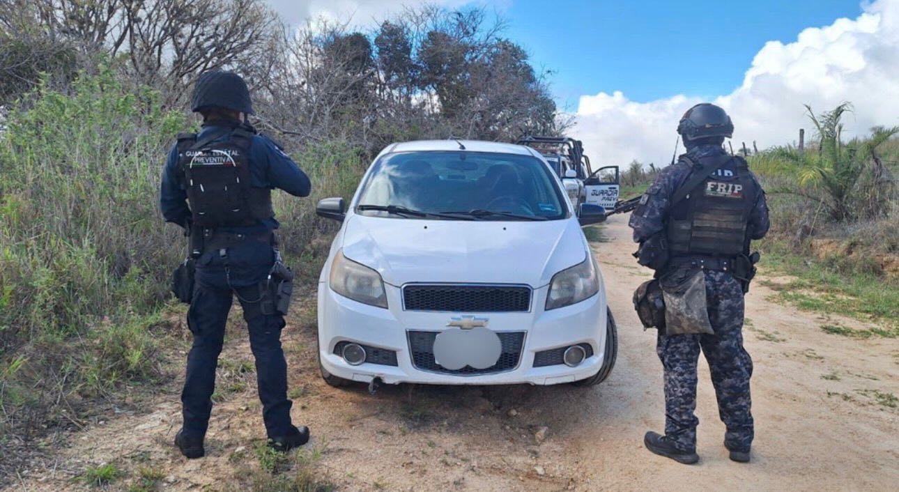 SSP recupera vehículo con reporte de robo en Cintalapa