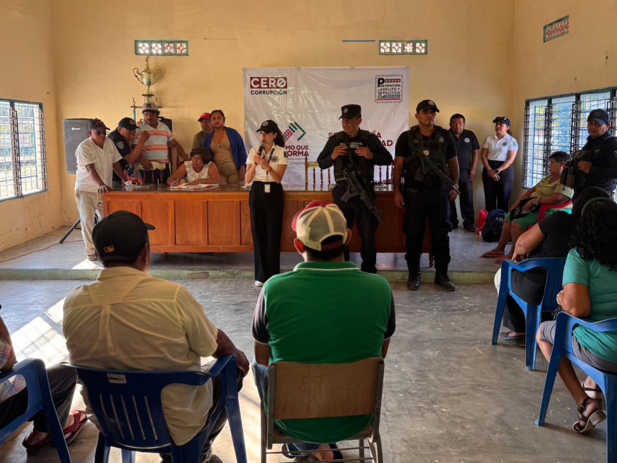Instala Unidad de Prevención del Delito Comités Vecinales de Seguridad del Pueblo en colonias de Tonalá y Arriaga