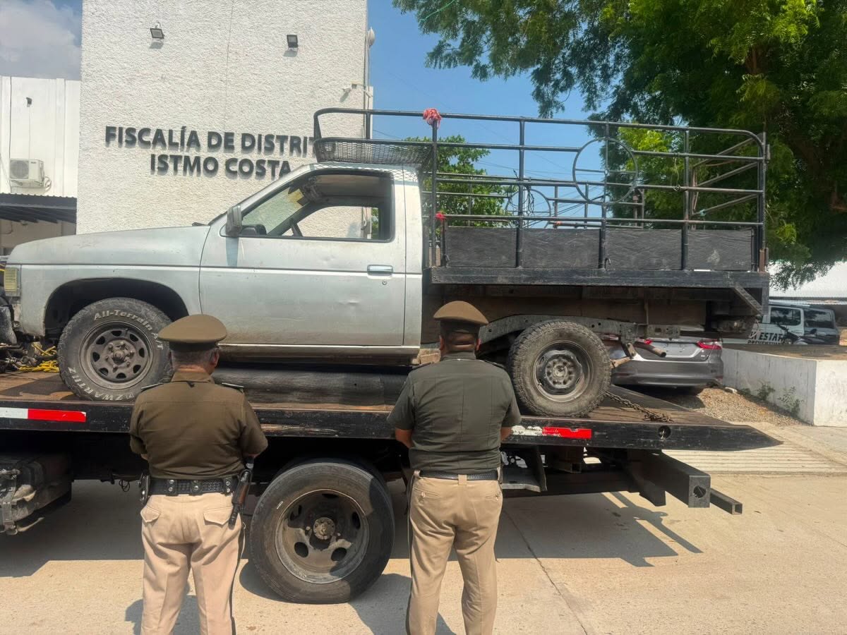 Fuerzas de seguridad aseguran vehículo con alteraciones en el número de serie y detienen a una persona en Tonalá