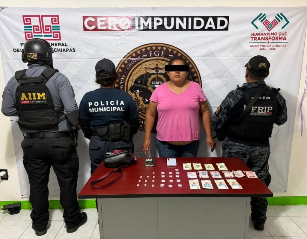 En acción interinstitucional detienen a integrante (CJNG) por delitos contra la salud en Huixtla