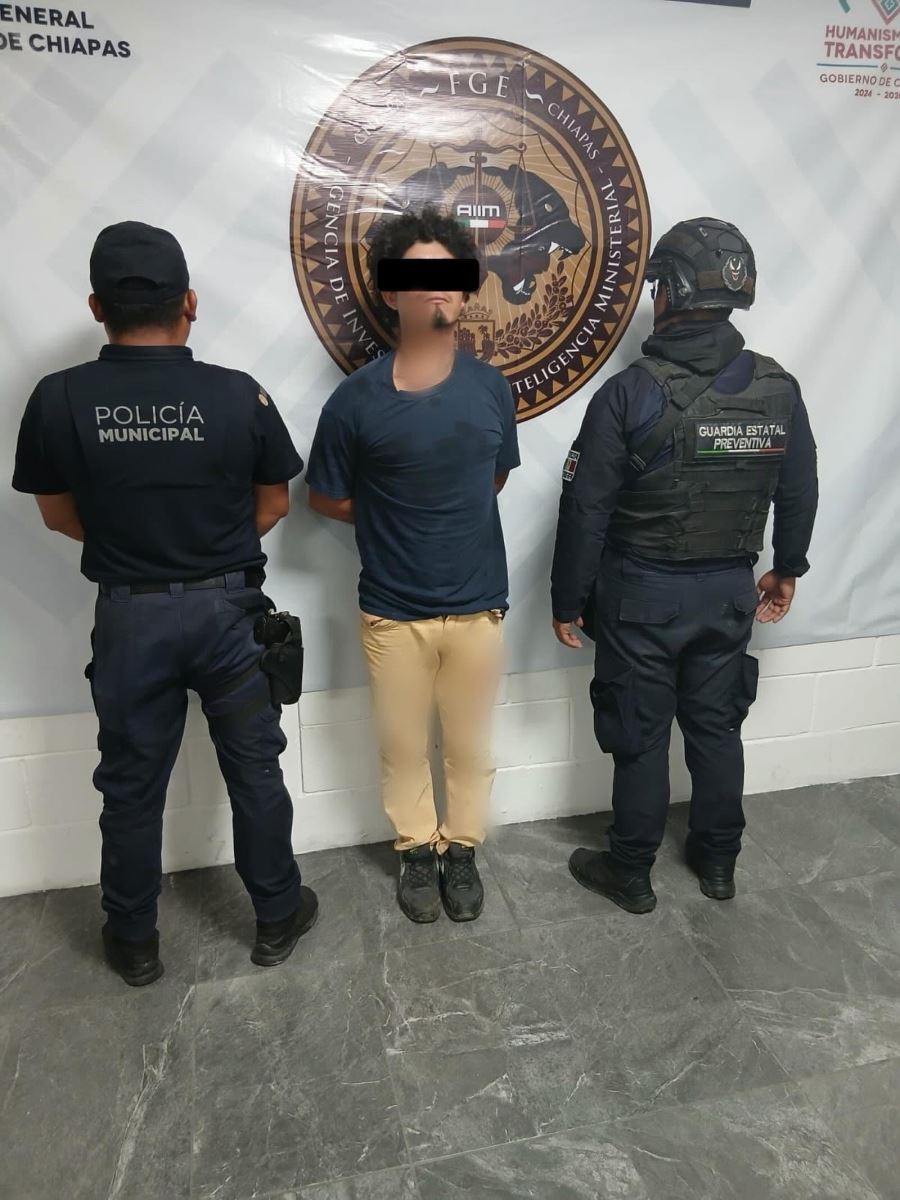En acción interinstitucional detienen a masculino como presunto responsable del delito de homicidio 