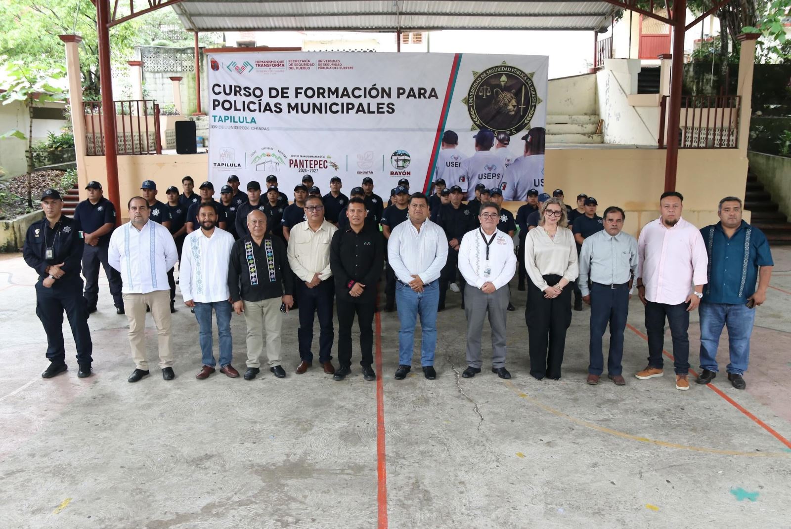 USEPS inicia Curso de Formación para Policías Municipales en Tapilula