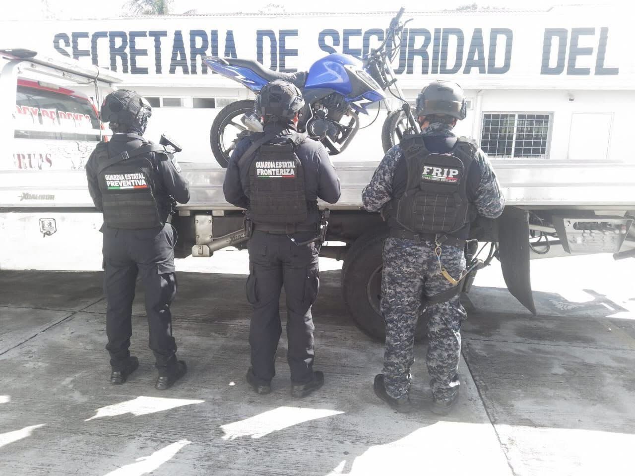 SSP recupera vehículo en calidad de abandonado en Tapachula