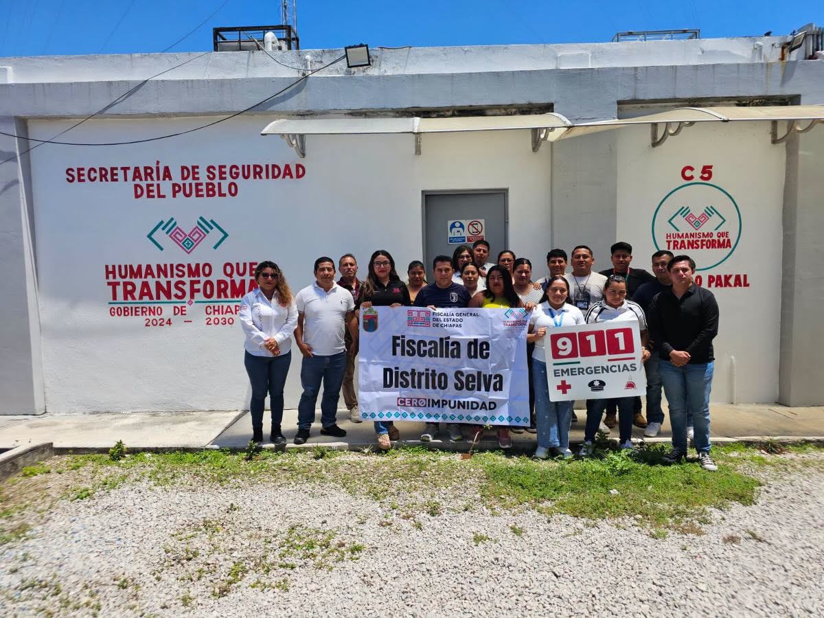 Personal de (C5) Escudo Pakal recibieron capacitación en Alerta Amber y Alba