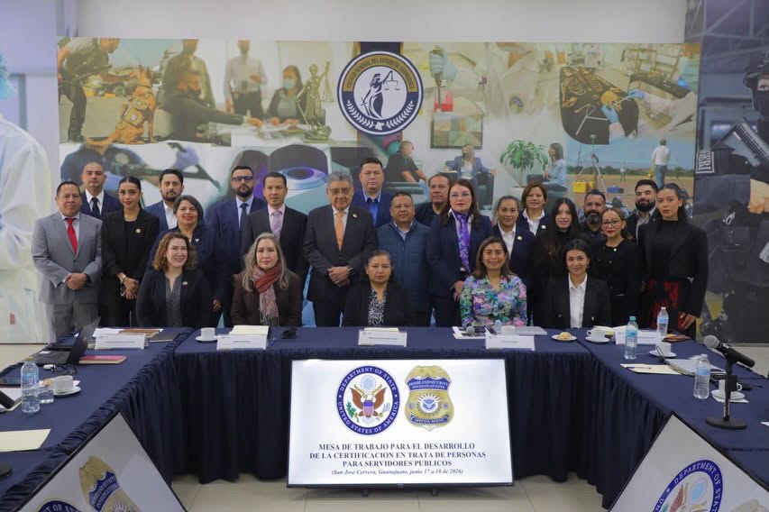 Participa Guardia Estatal Cibernética en certificación en materia de trata de personas para servidores públicos
