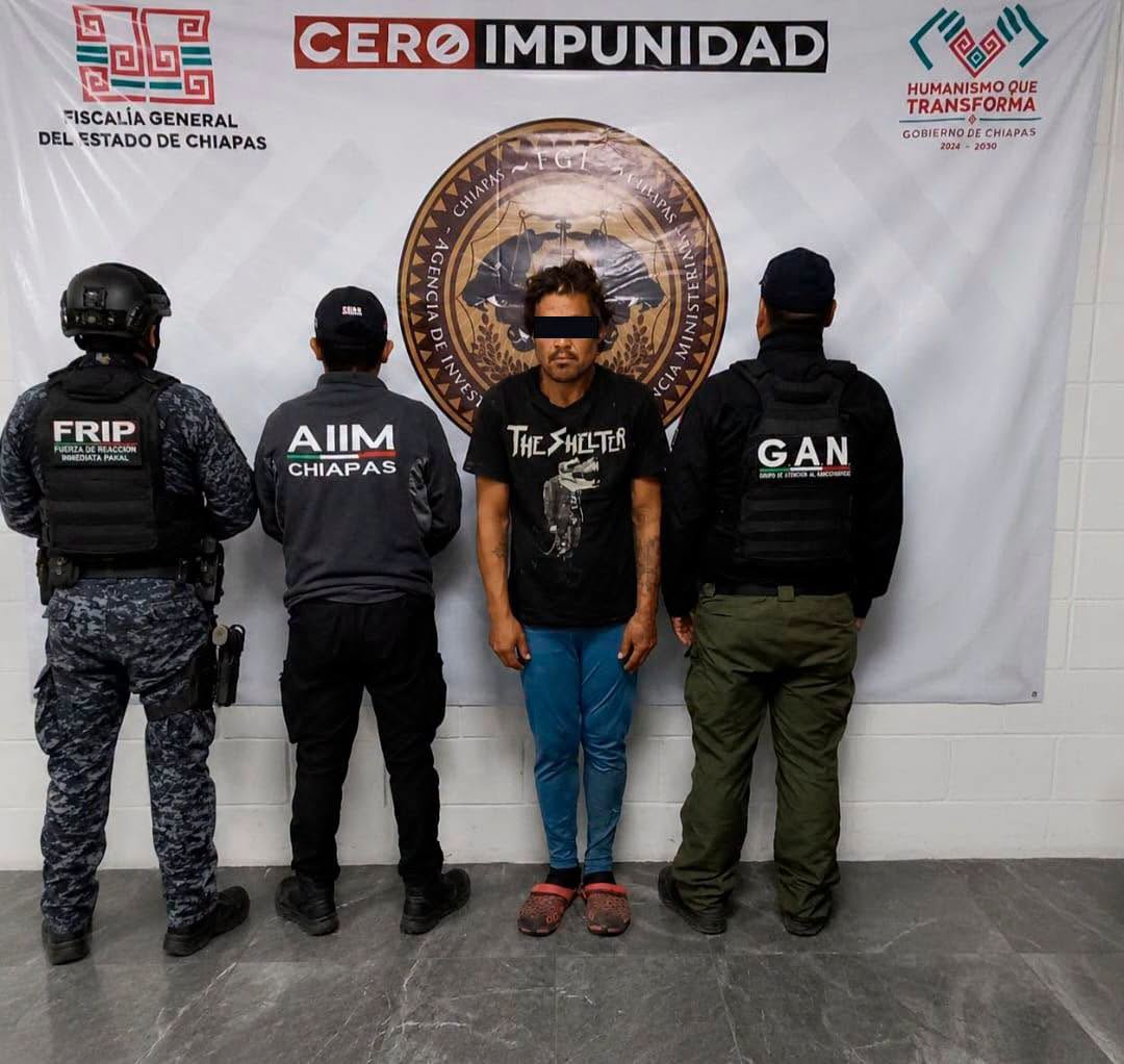 Presunto narcomenudista es detenido durante operativo de SSP y FGE en Tuxtla Gutiérrez