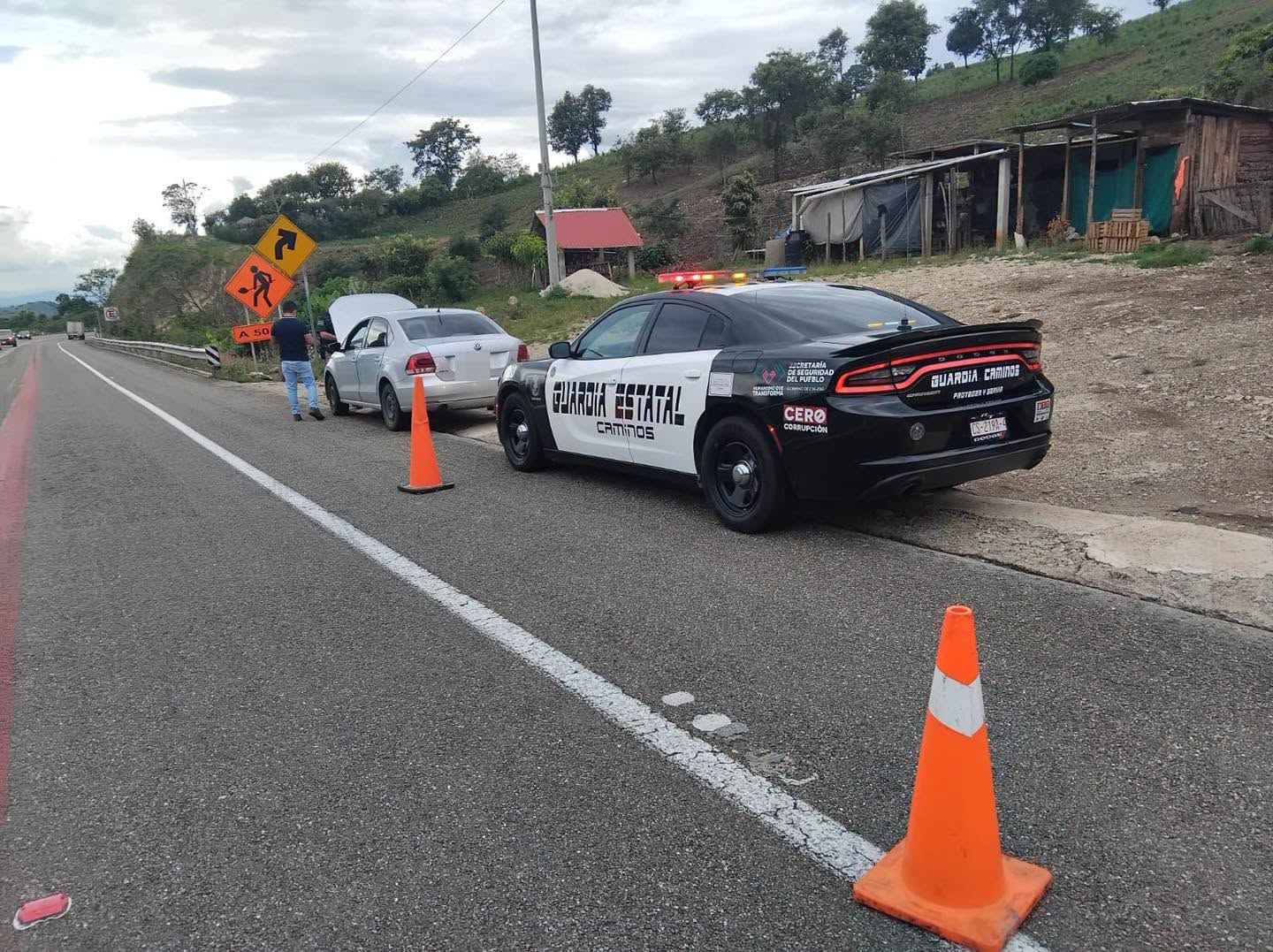 Refuerza Guardia Estatal de Caminos seguridad vial con acciones de auxilio y prevención en carreteras chiapanecas