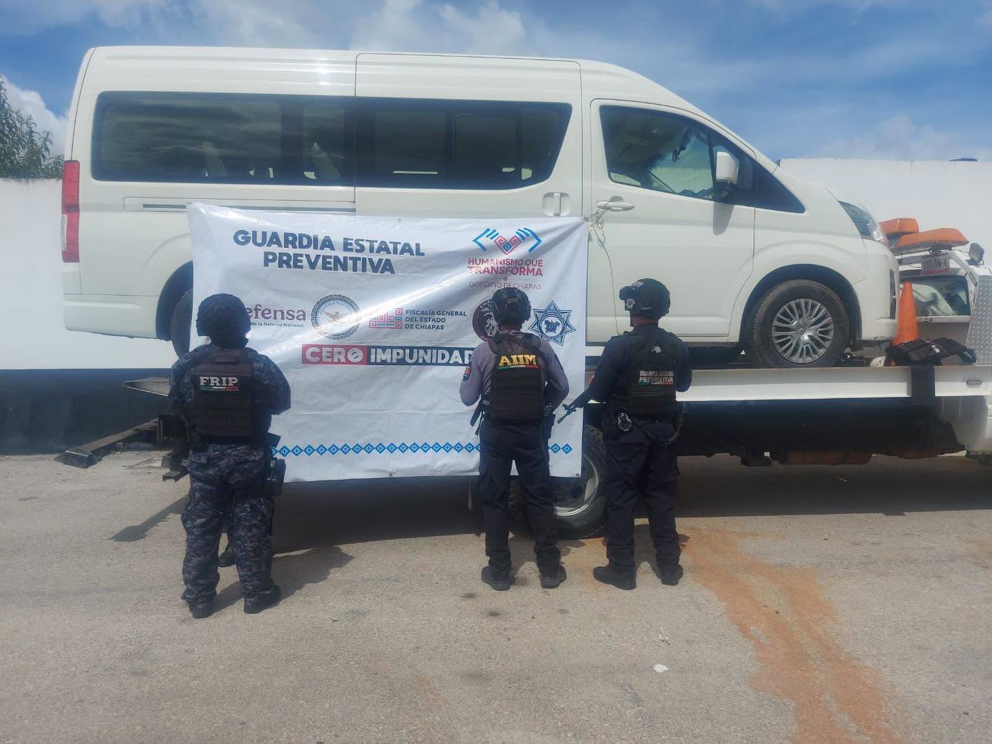 Recupera SSP y FGE vehículo con reporte de robo en SCLC