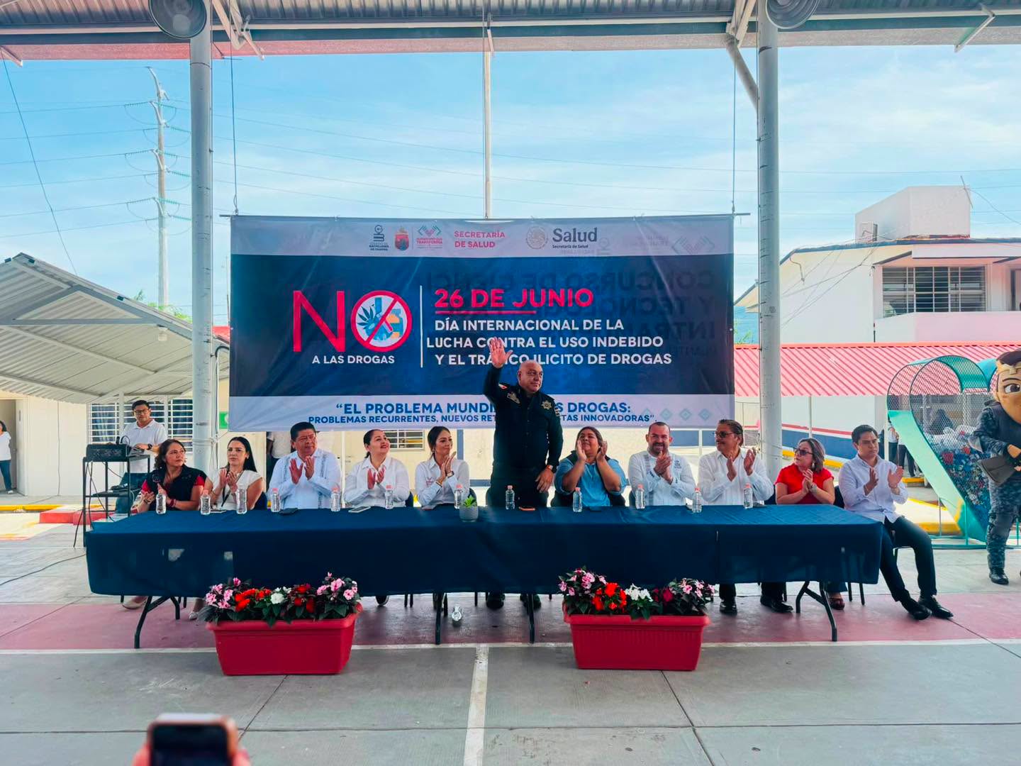 Participa Unidad de Prevención del Delito en jornada de concientización en el COBACH 145 en Tuxtla Gutiérrez