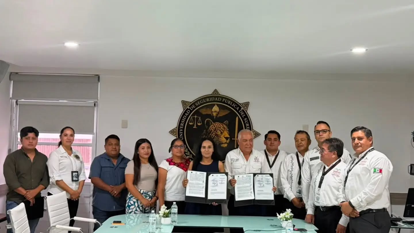 Firman USEPS y Ayuntamiento de Tumbalá convenio de colaboración para fortalecer procesos de capacitación 