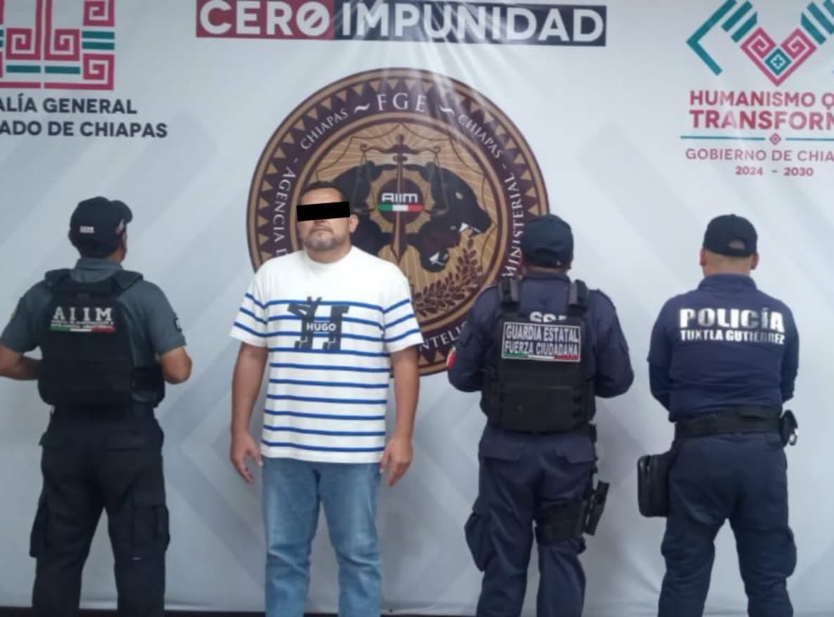 Detenido con vehículo irregular en Chiapa de Corzo 