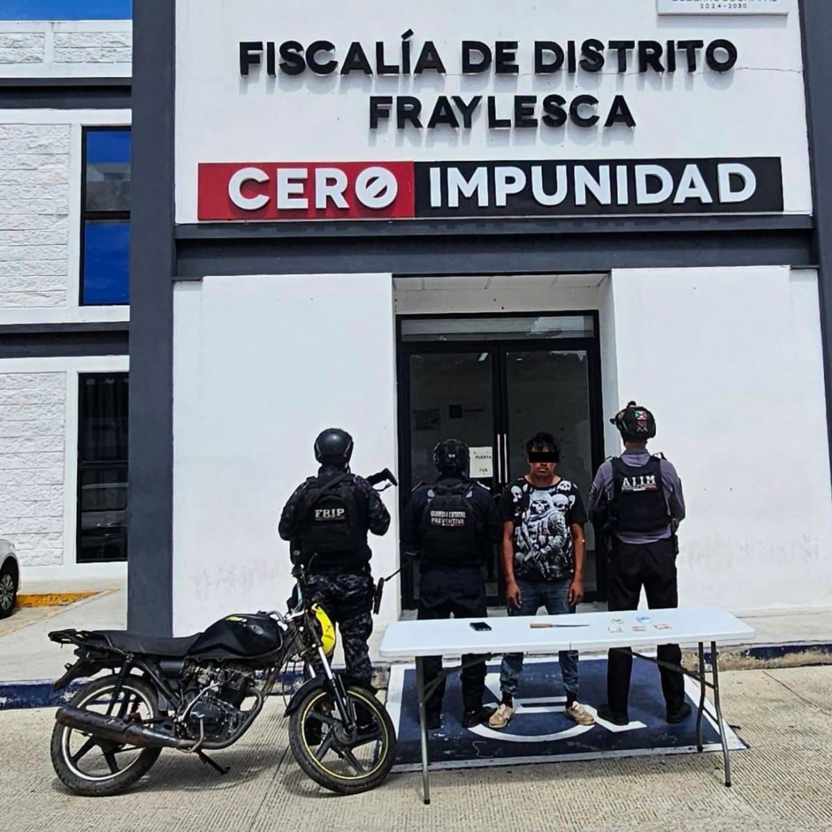 Detiene SSP a masculino por el delito de robo con violencia agravado en el municipio de Villaflores