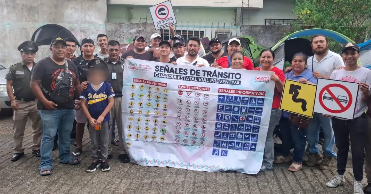 Brindan Guardia Vial Preventiva curso y plática de educación vial en Pichucalco y La Libertad