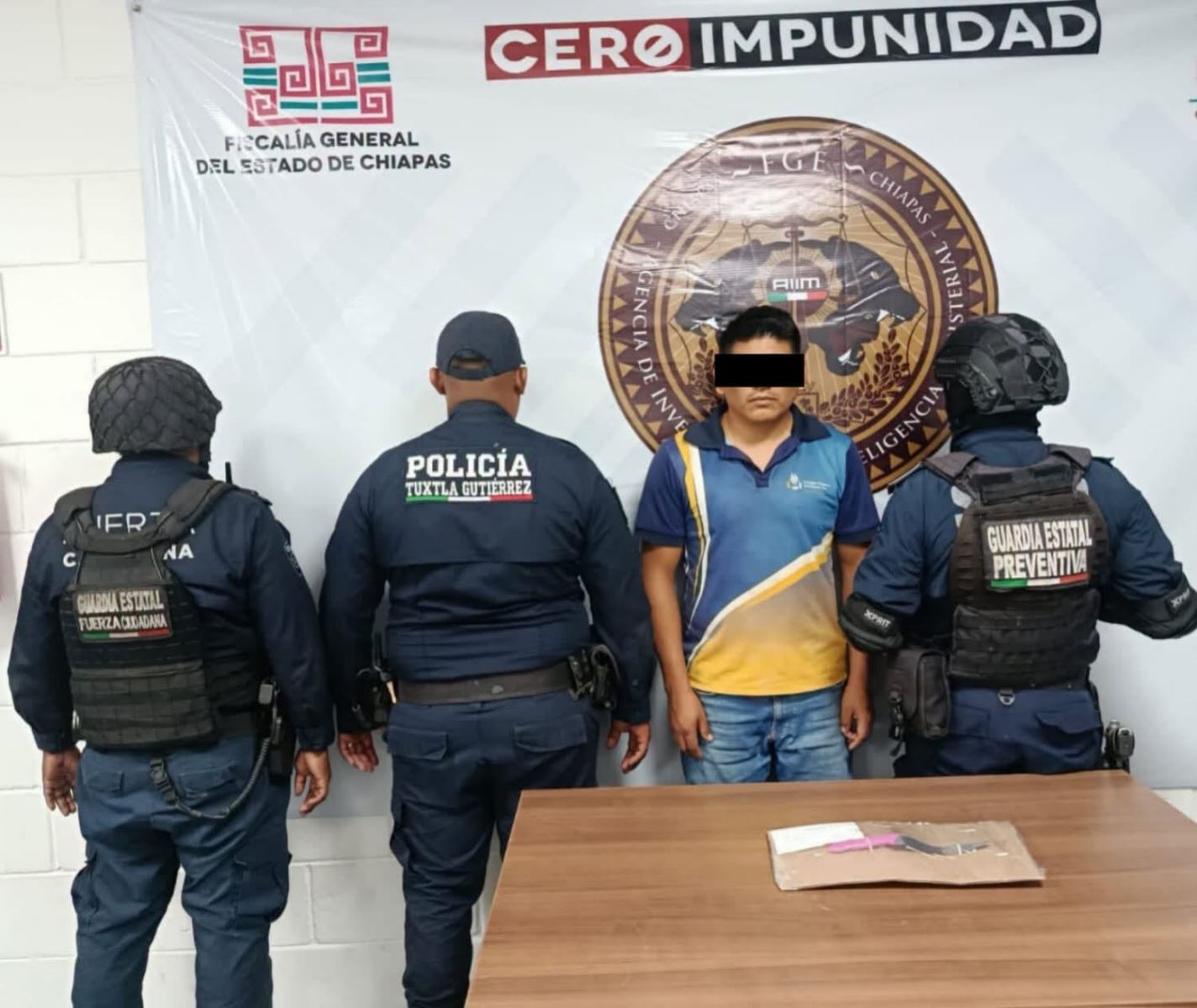 Detienen a presunto responsable del delito de lesiones