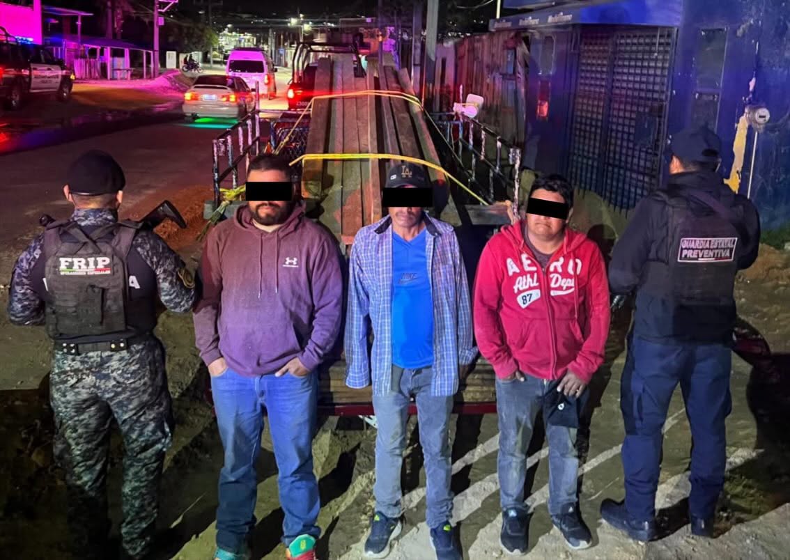 Tres detenidos por presunto delito de ecocidio en Comitán de Domínguez 