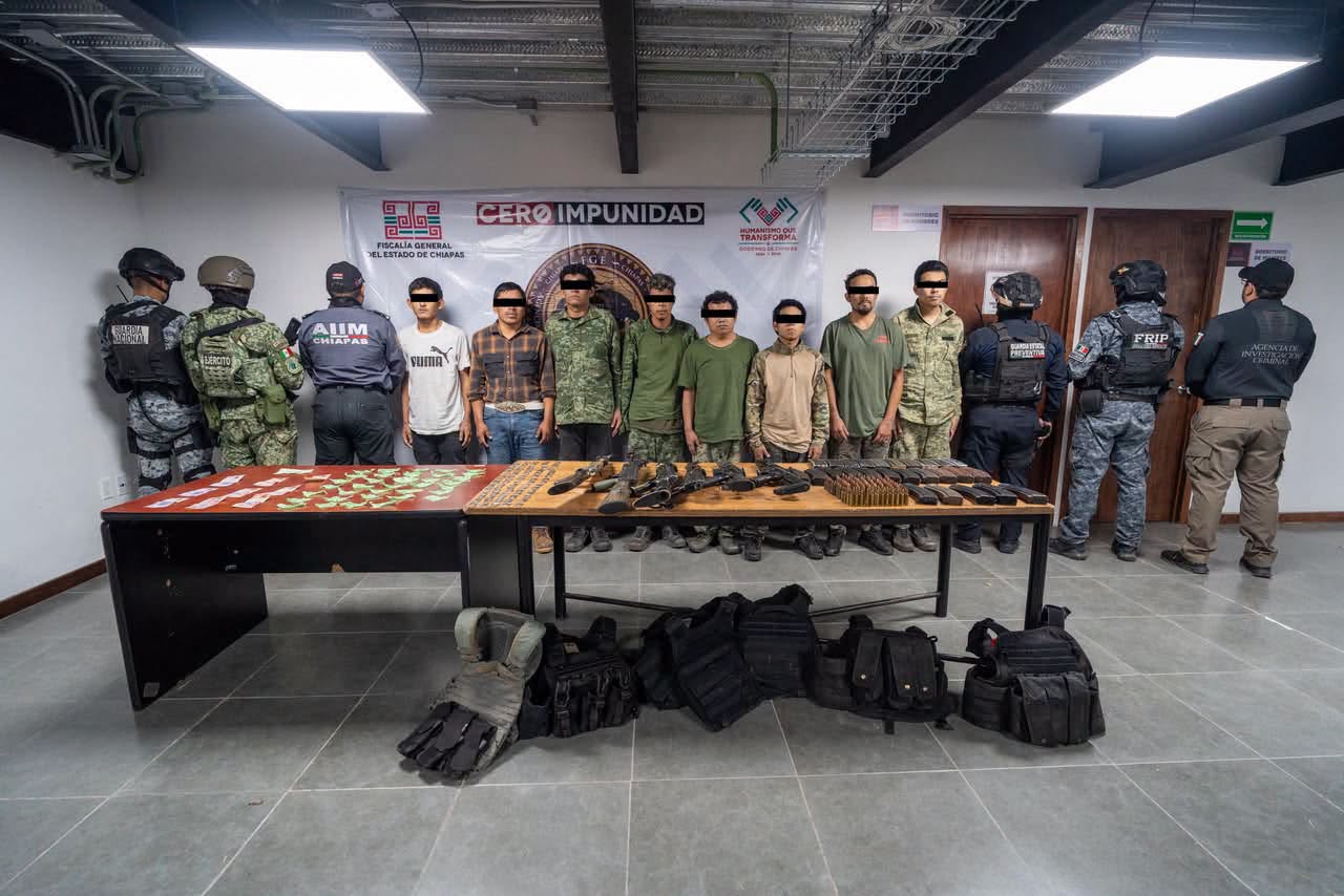 Fuerza interinstitucional conjunta detiene a 13 presuntos responsables de diversos delitos en Soyaló y Ocozocoautla