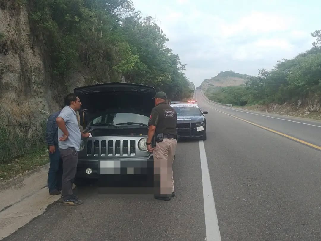 Mantiene Guardia Estatal de Caminos seguridad vial con auxilios permanentes en carreteras de Chiapas