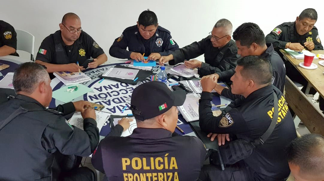UNODC imparte capacitación a Policía Estatal Fronteriza sobre violencia de género
