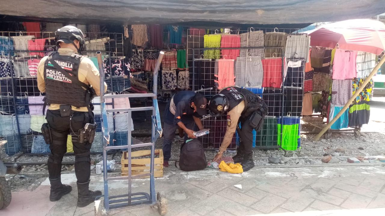 En Operativo Antipandillas en Huixtla, SSP detiene a implicada en delitos contra la salud y portación de arma de 