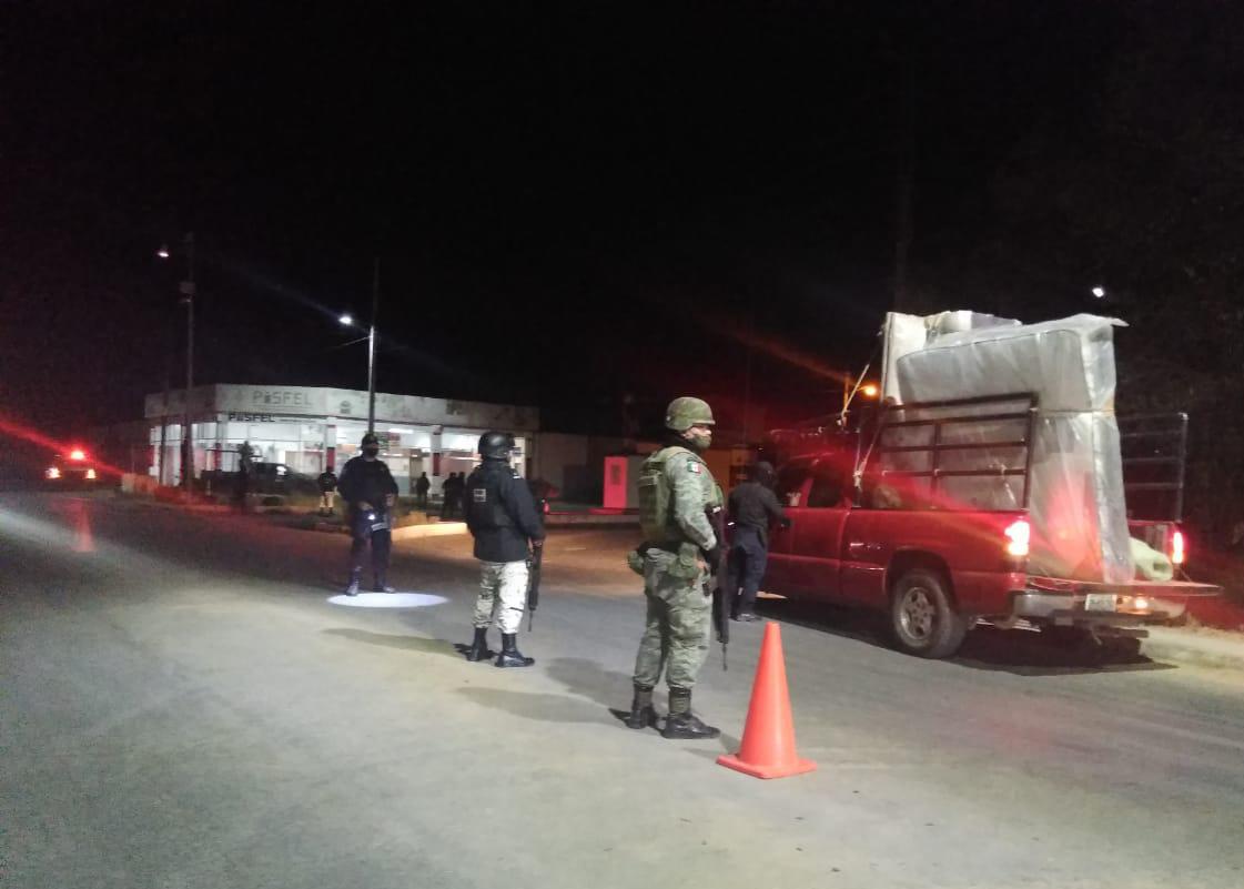 Coordina SSP operativo interinstitucional en Las Rosas