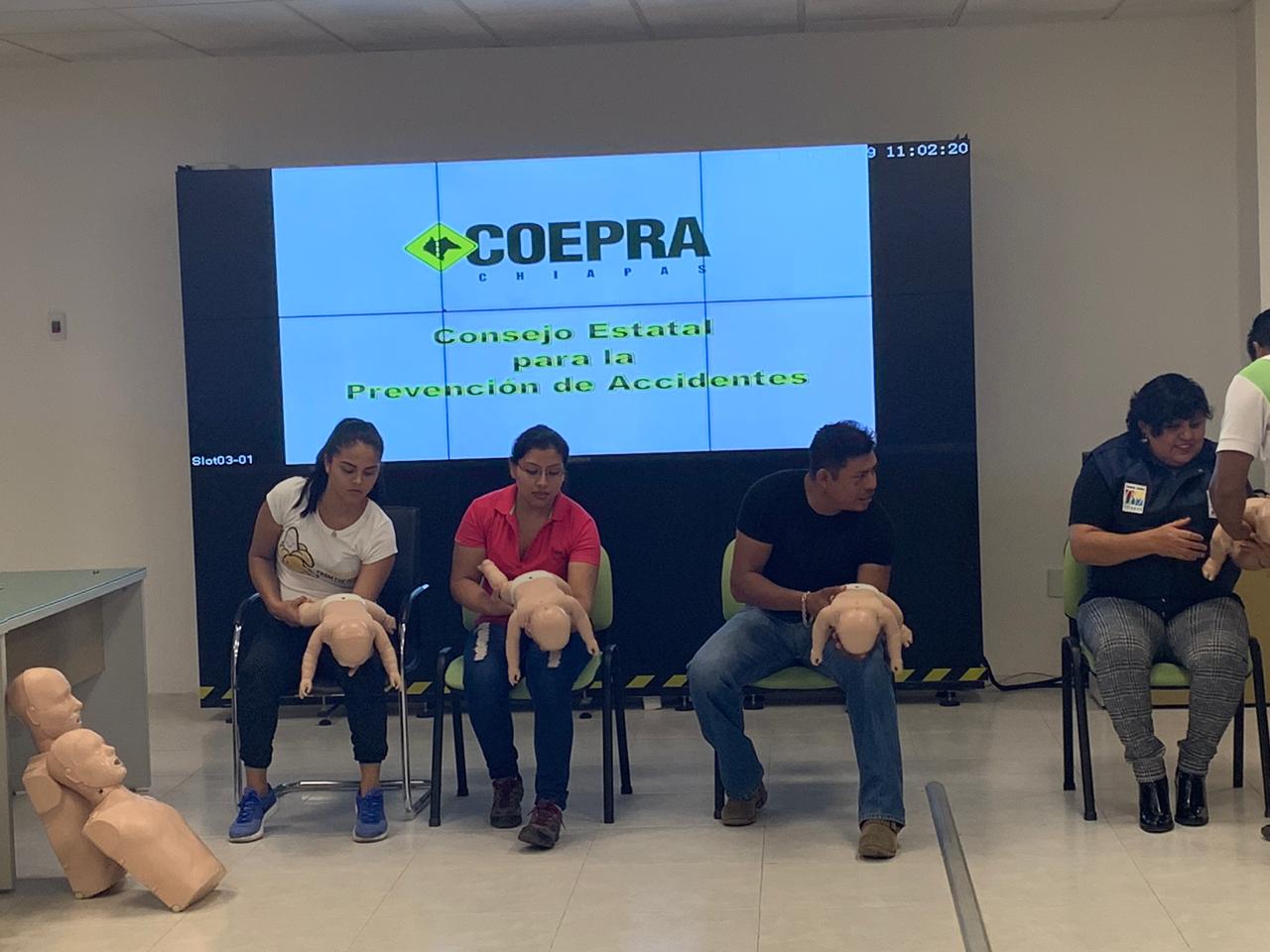 Capacita SSP a respondientes en primeros auxilios