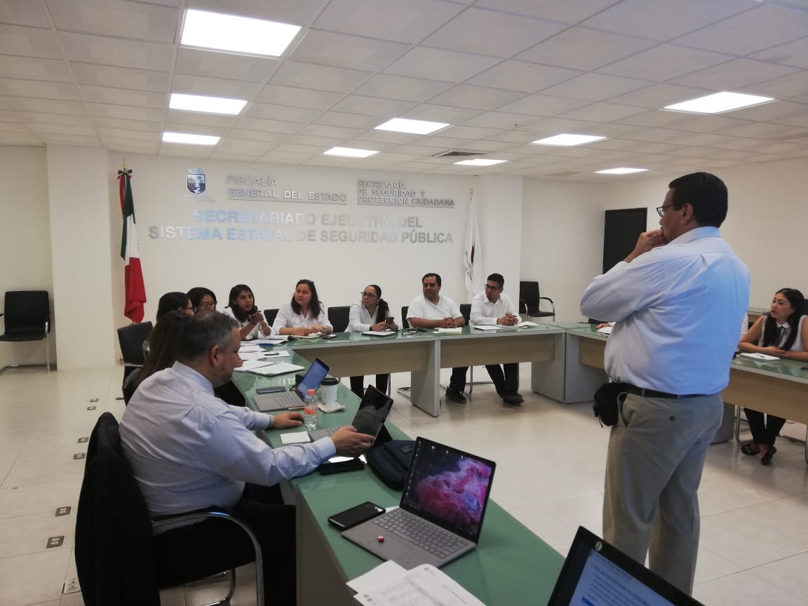 Asesores de la Fundación Policía visitan sedes de la Policía Estatal Preventiva