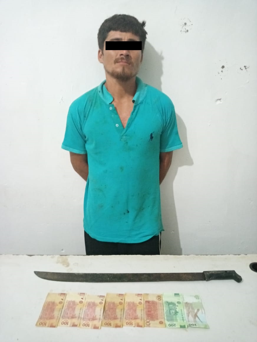 Detiene PEP a presunto asaltante en Huixtla