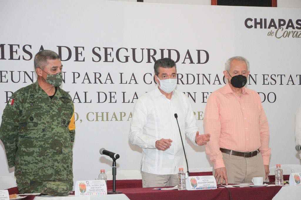 Registra Chiapas 24 horas de saldo blanco en delitos de alto impacto
