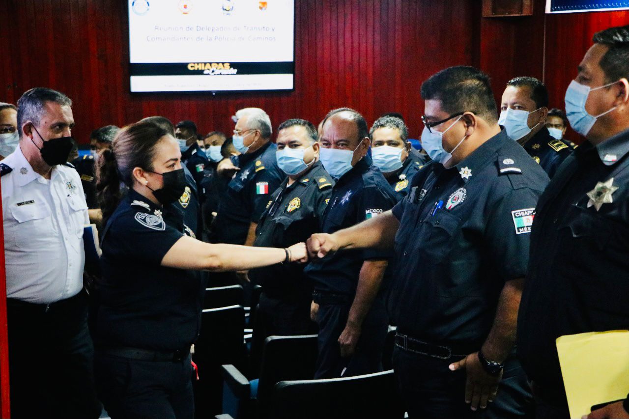 Encabeza Zepeda Soto Reunión de Delegados de Tránsito y Comandantes de la Policía de Turismo y Caminos