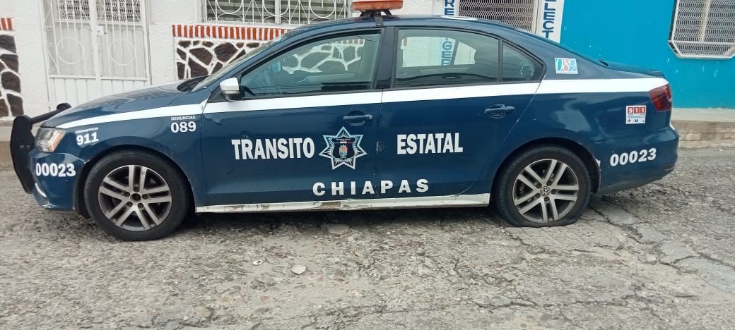 Atiende SSP agresión a policía estatal de Tránsito en Escuintla 