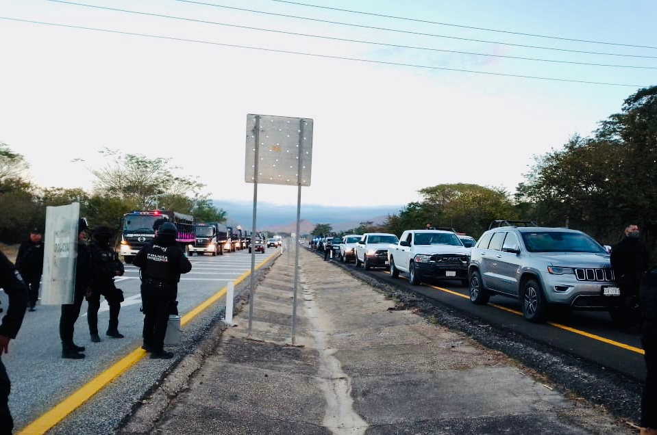 Aplica SSyPC Protocolo para Restablecer el Tránsito en la carretera Arriaga-Tonalá