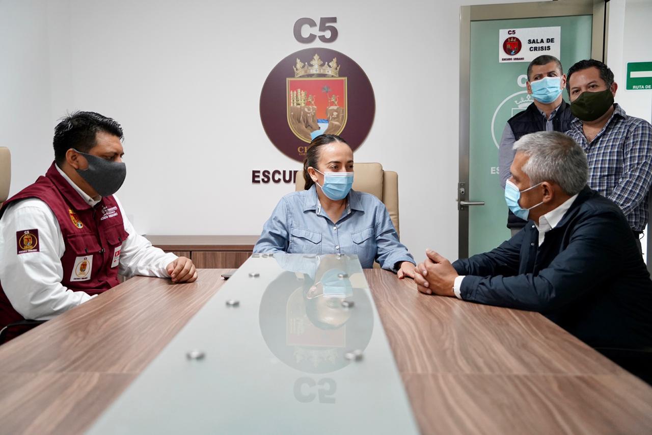 Coordinan SSP y FGE acciones para garantizar la seguridad en Chiapas