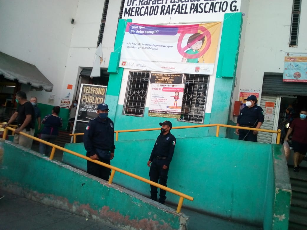 SSP continúa brindando seguridad en inmediaciones de mercados en la capital