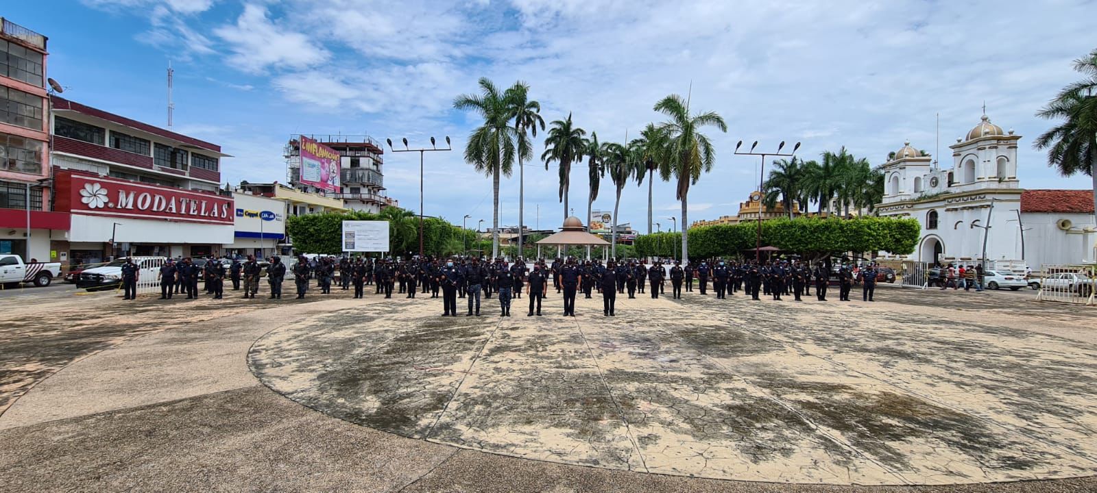 Continúan fuerzas federales, estatales y municipales operativo estratégico de seguridad con motivo de la jornada el