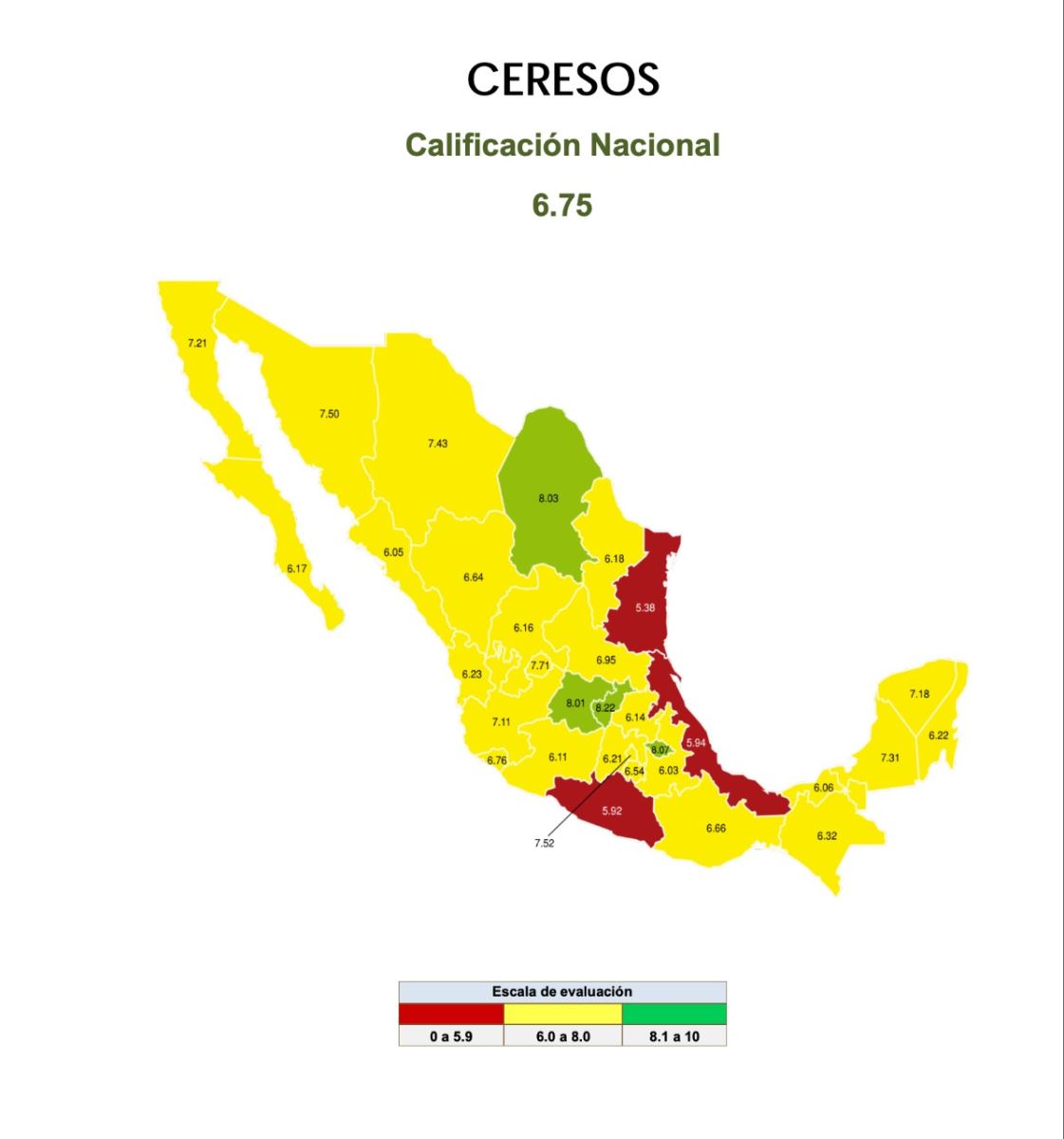 Sistema Penitenciario de Chiapas, uno de los mejores calificados por el DNSP 2019