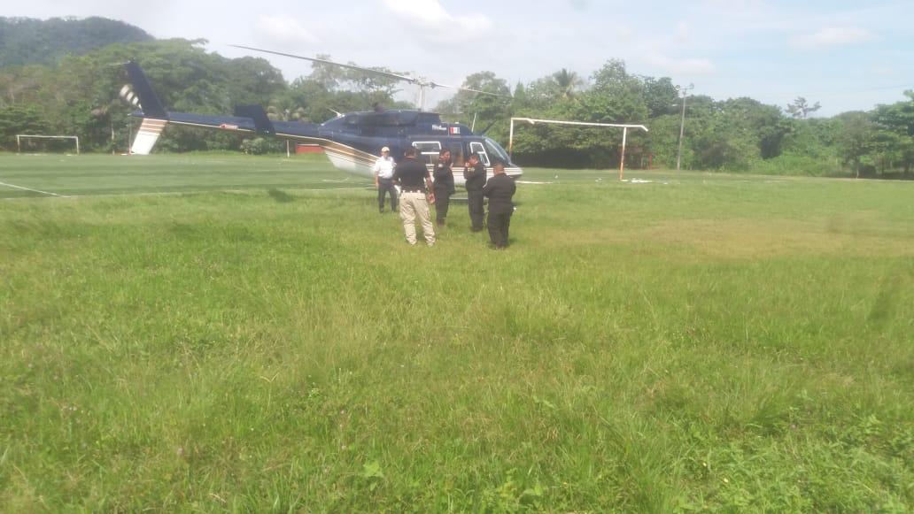 Grupo Interinstitucional Mantienen vigilancia aérea en Amatán