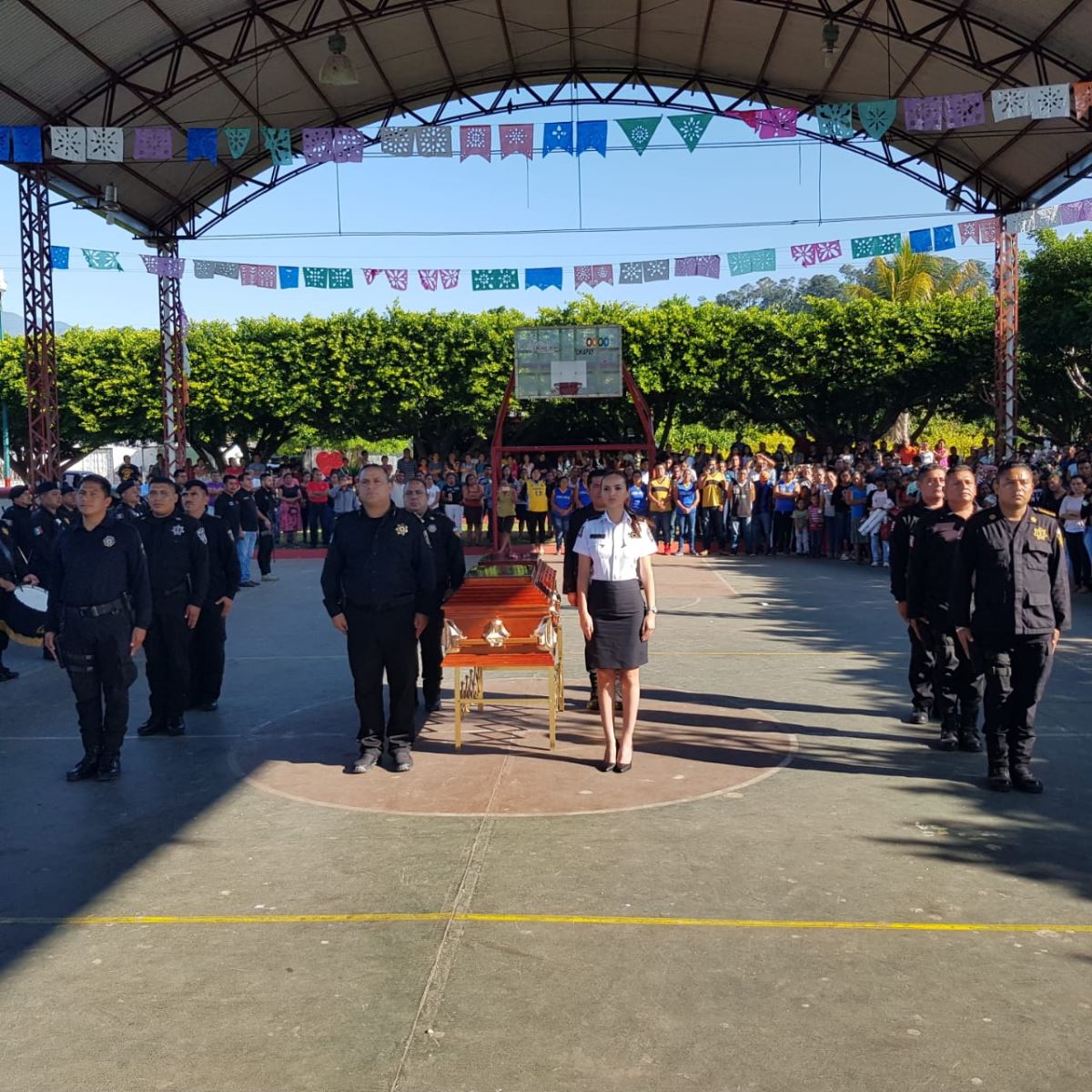 SSP rinde homenaje póstumo a Policía Estatal Fronterizo