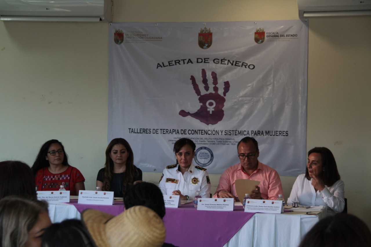 SSP refrenda compromiso para garantizar a las mujeres una vida libre de violencia