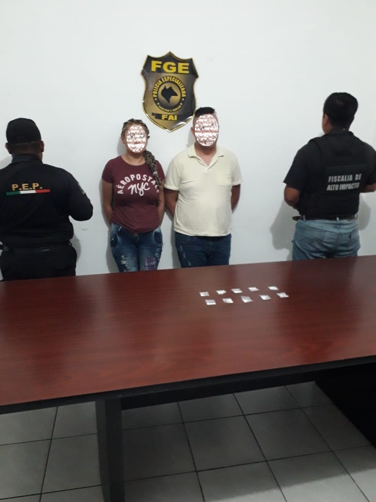 Asegura SSP droga en región Istmo-Costa y detiene a  dos presuntos responsables