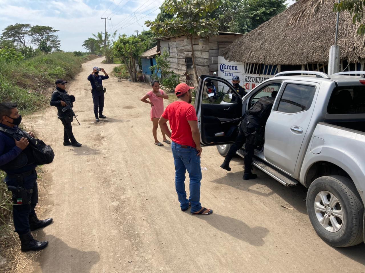 Asegura SSP droga y vehículos abandonados en Tapachula; hay dos detenidos