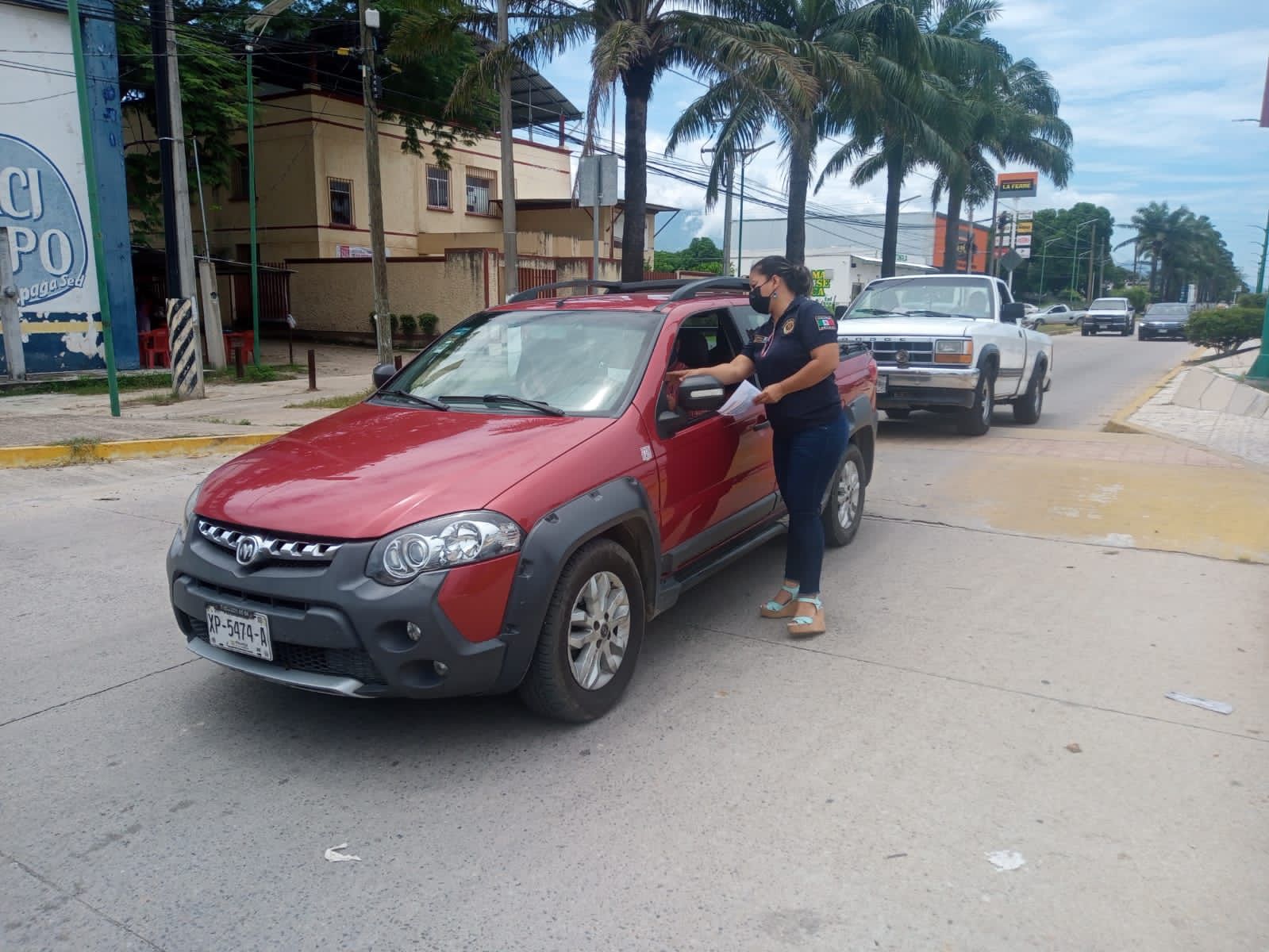 Continúa SSP promoviendo campaña “Seguridad vial en temporada de lluvias” en Chiapas