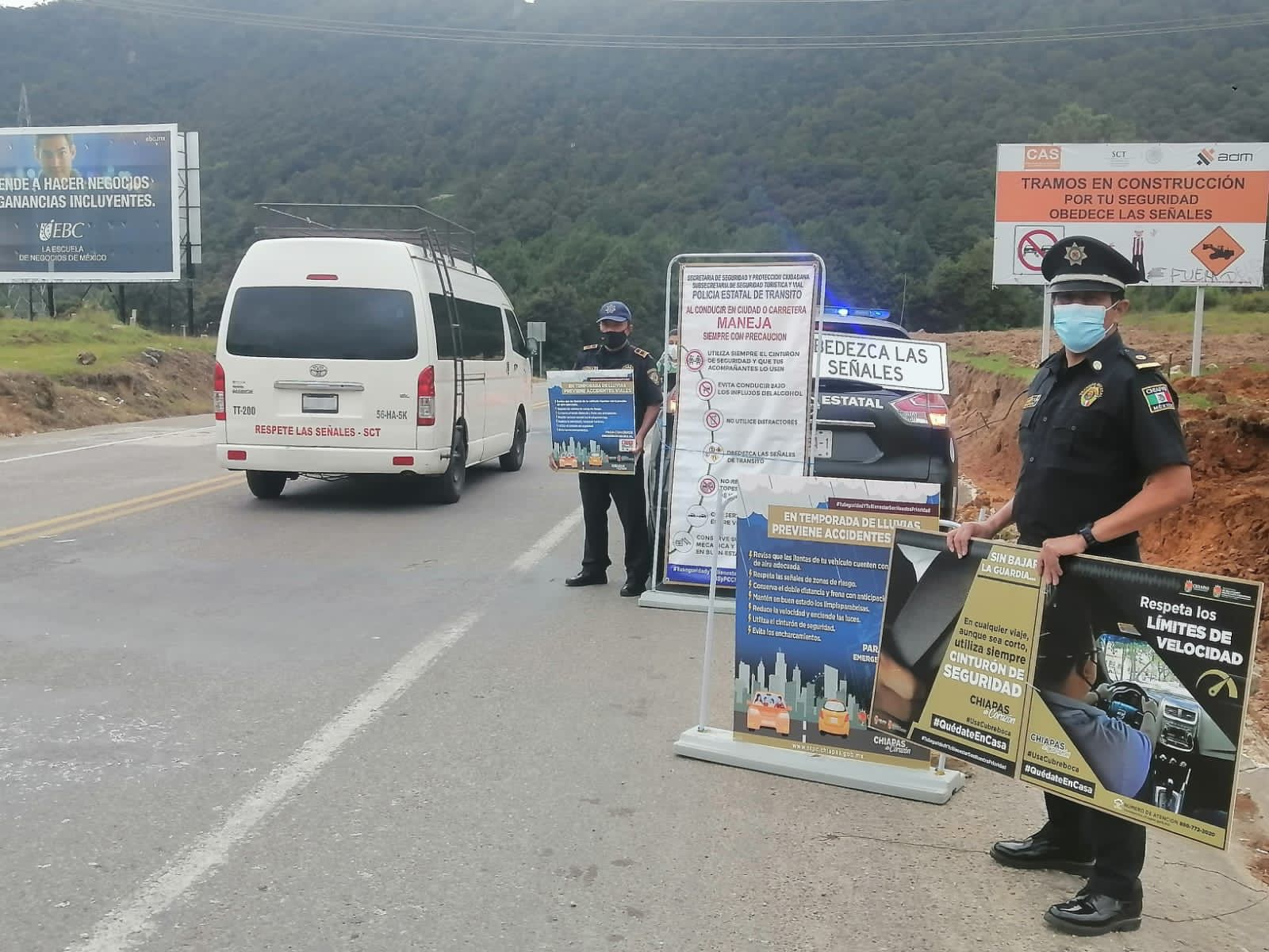 Promueve SSP campaña de prevención de accidentes en San Cristóbal de Las Casas