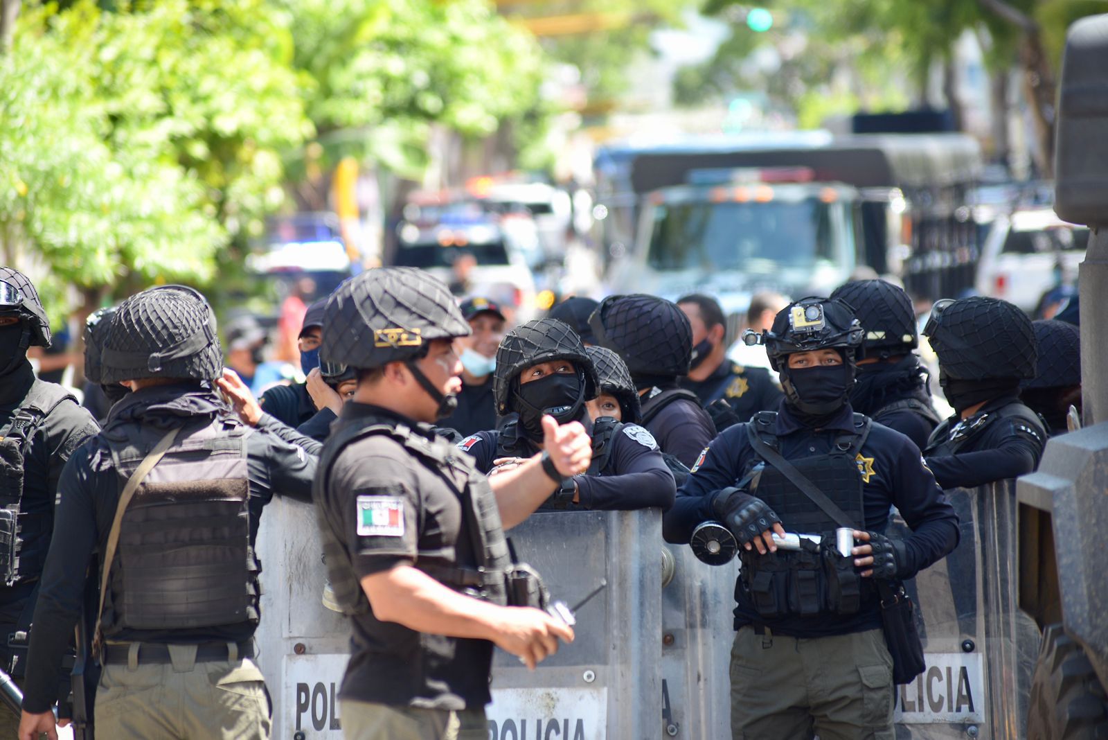 SSP restablece el orden en el centro de Tuxtla Gutiérrez  