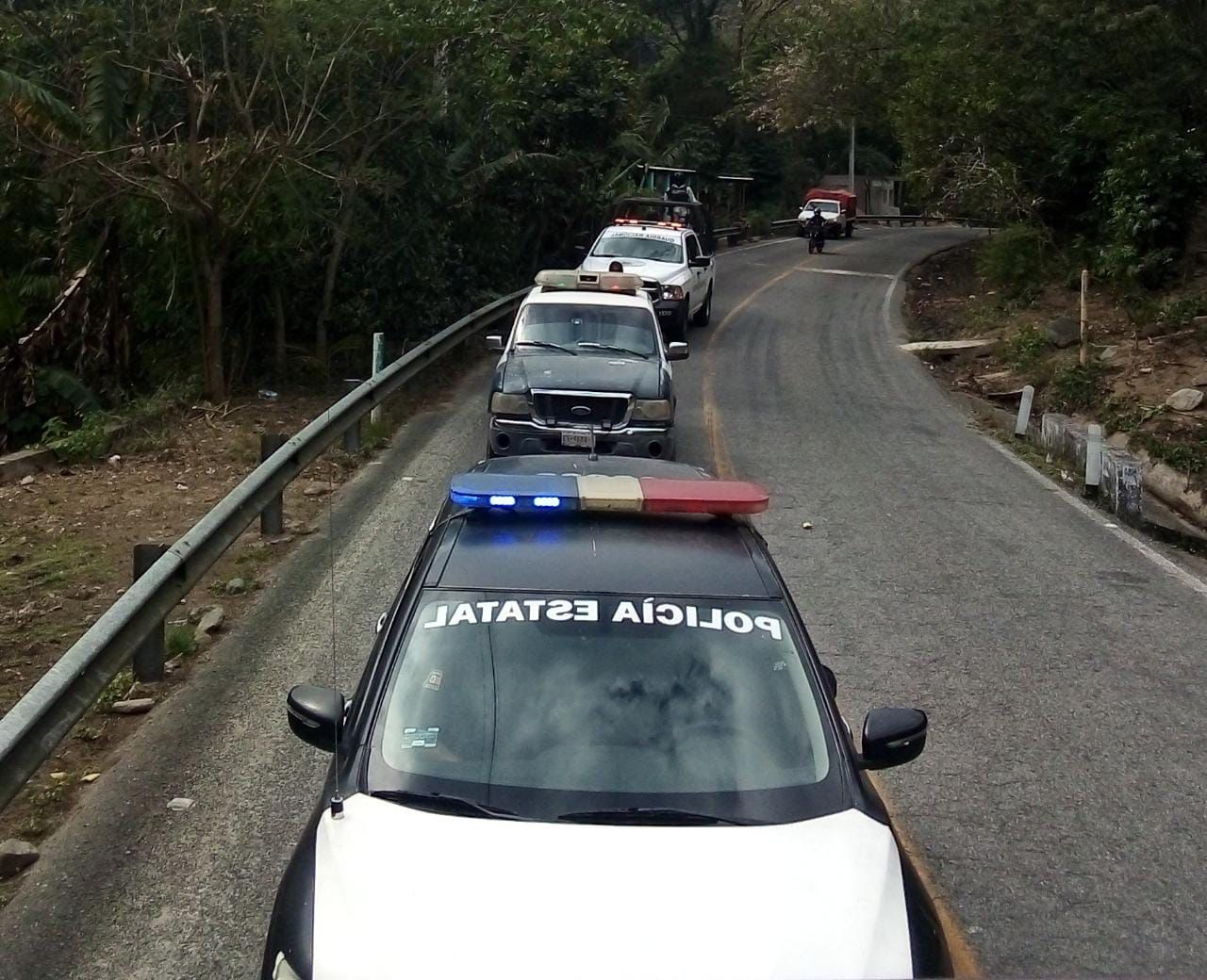 Realizan fuerzas de seguridad patrullajes en tramo Huixtla-Motozintla