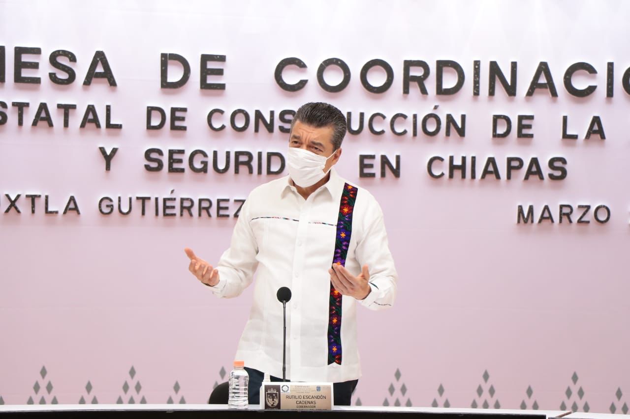 Registra Chiapas seis días continuos de saldo blanco en delitos de alto impacto