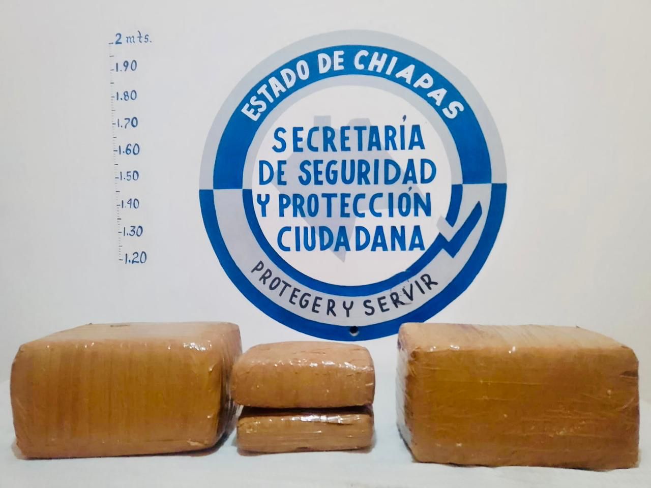 Asegura SSP 13 kilos de marihuana en Arriaga