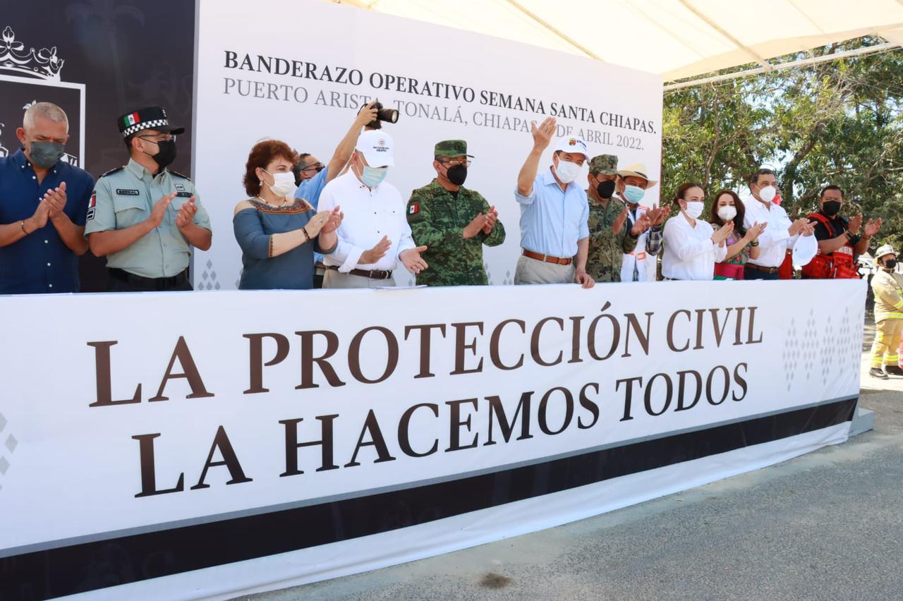 Encabeza gobernador arranque del Operativo “Semana Santa Segura 2022”