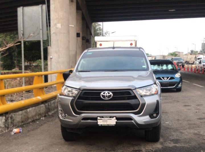 En menos de 24 horas, SSP recupera vehículo con reporte de robo en Tapachula